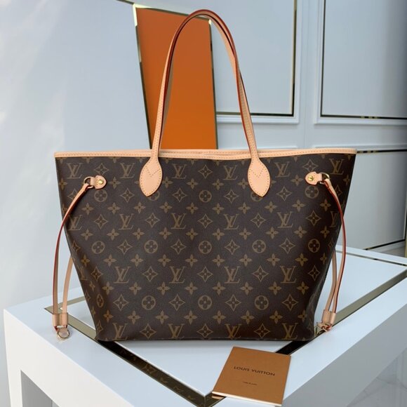Louis Vuitton Neverfull MM/Medium Tote Bag with Pouch - Picture 1 of 7